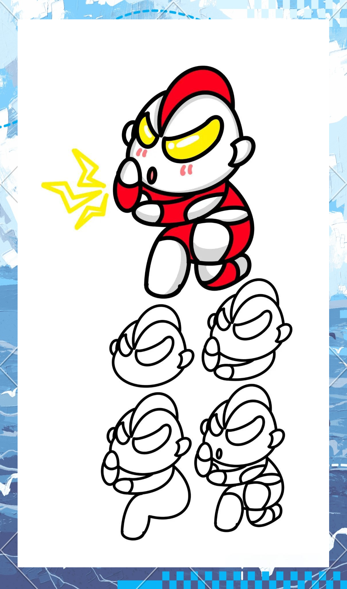 儿童奥特曼画(儿童奥特曼画画笔怎么画简单)